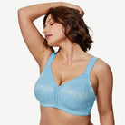 Full Coverage Minimizer Bra Wire-free, Sky Blue
