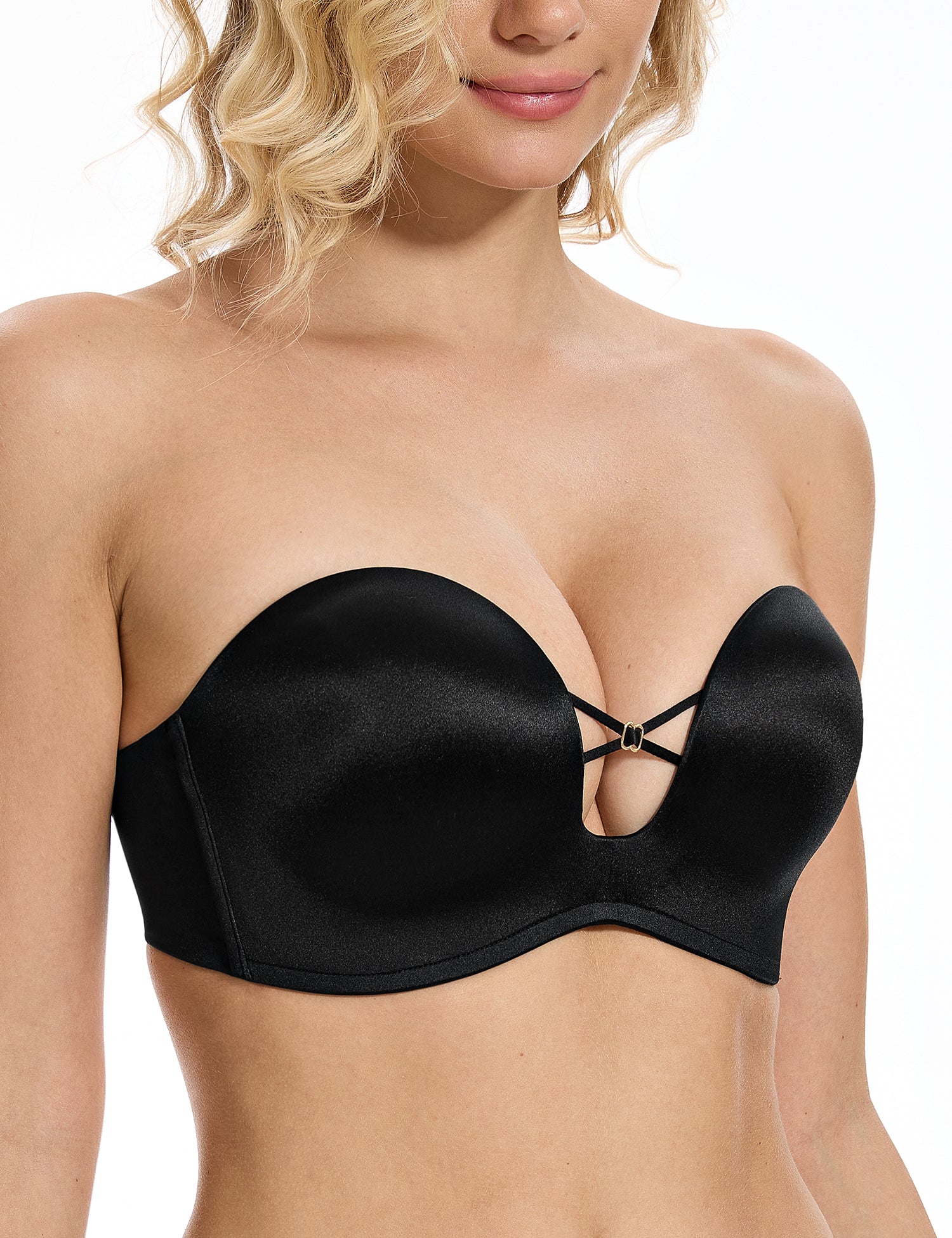 Strapless Seamless Lift With Stay Put Support Bra - WingsLove