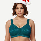 wingslove xmas minimizer bra malachite green