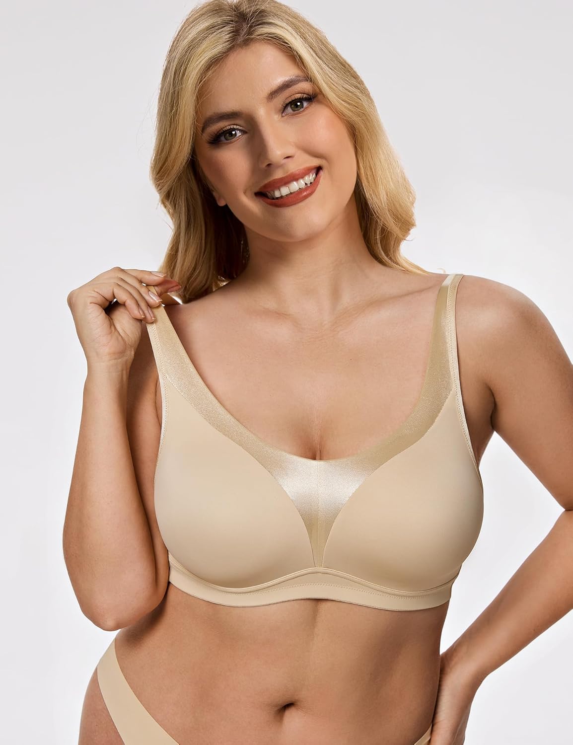 Wireless Full - Coverage Smoothing U - Back Bra - WingsLove