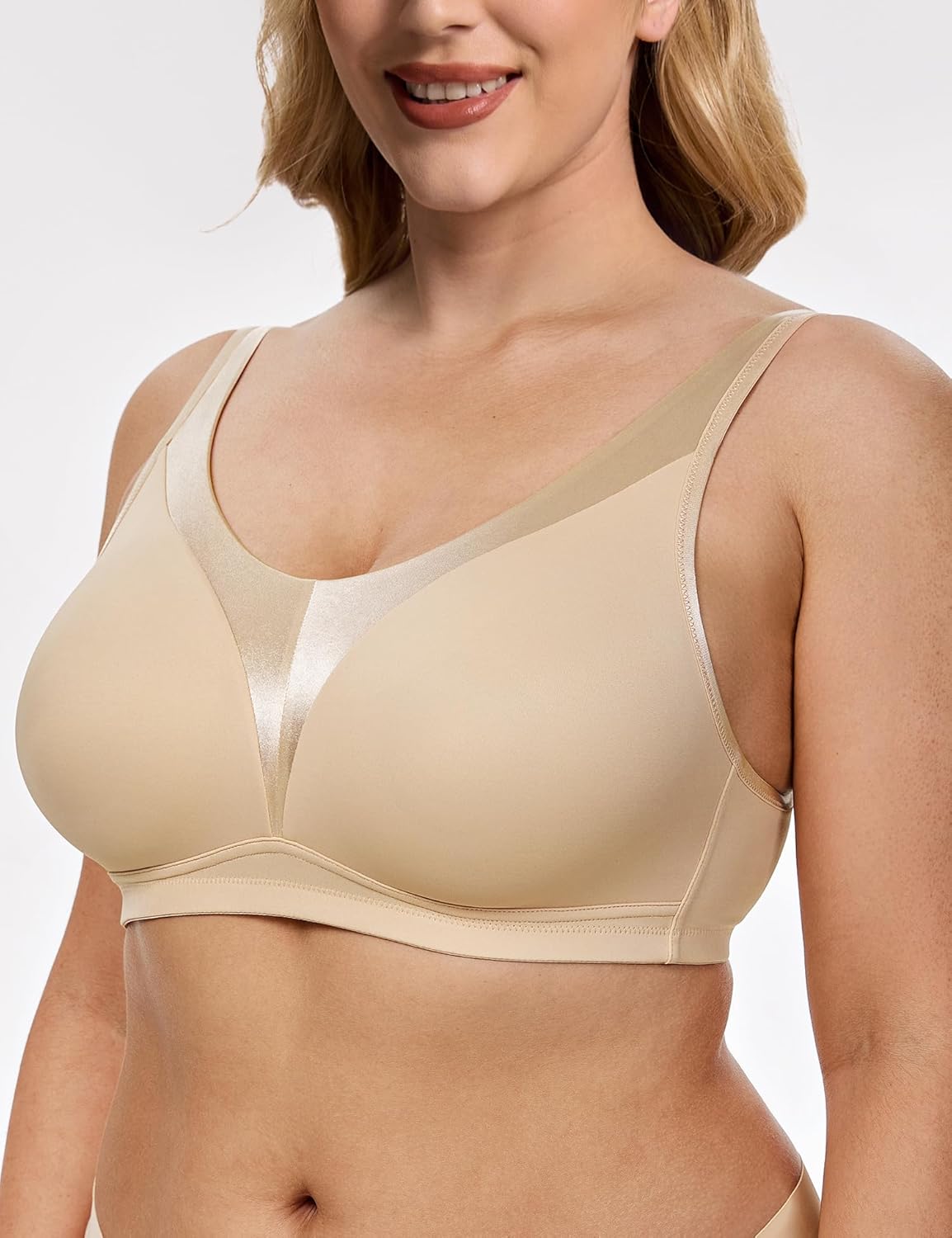 Wireless Full - Coverage Smoothing U - Back Bra - WingsLove