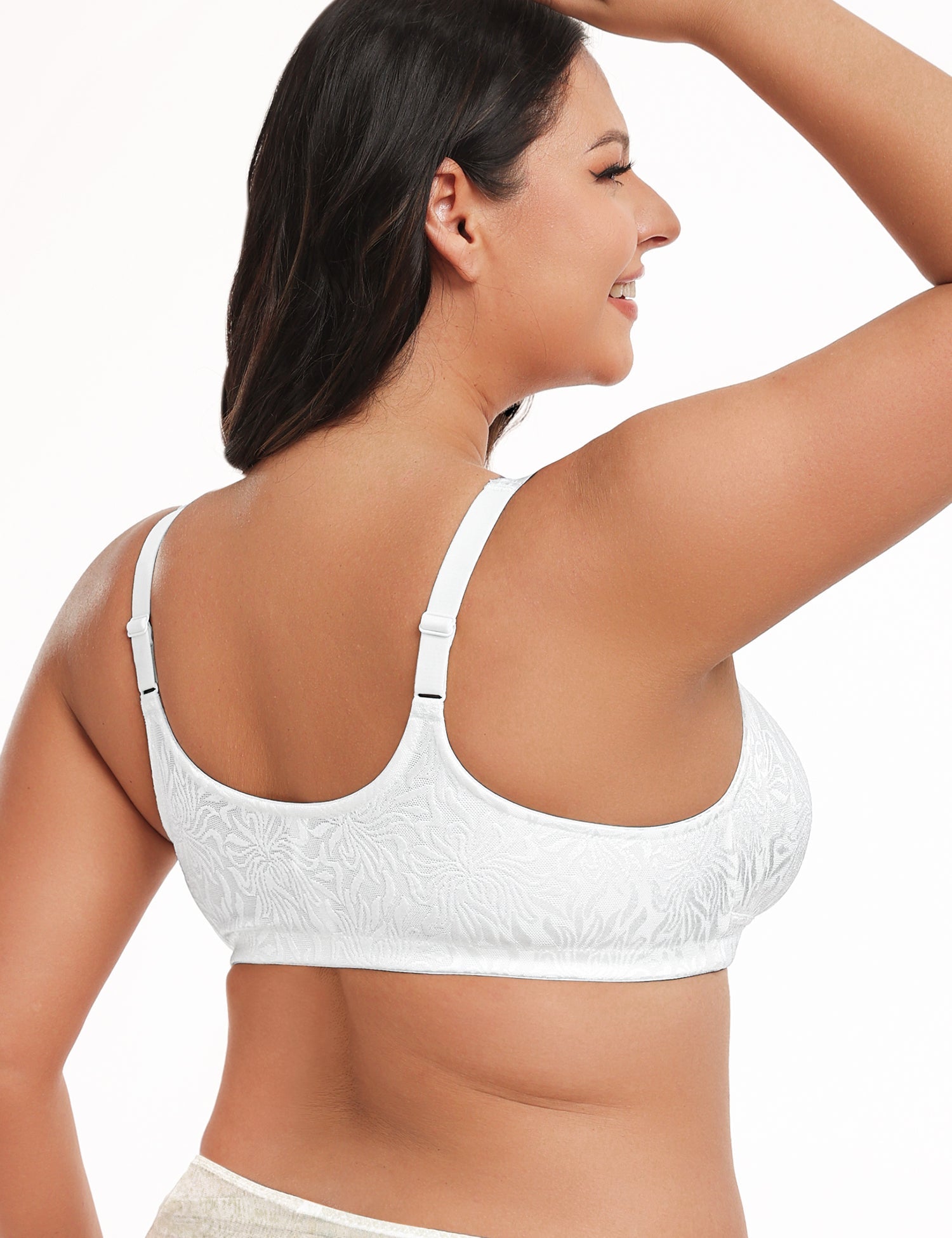 Wireless Minimizer Deep V Plus Size & Ultra - Soft Support Bra - WingsLove