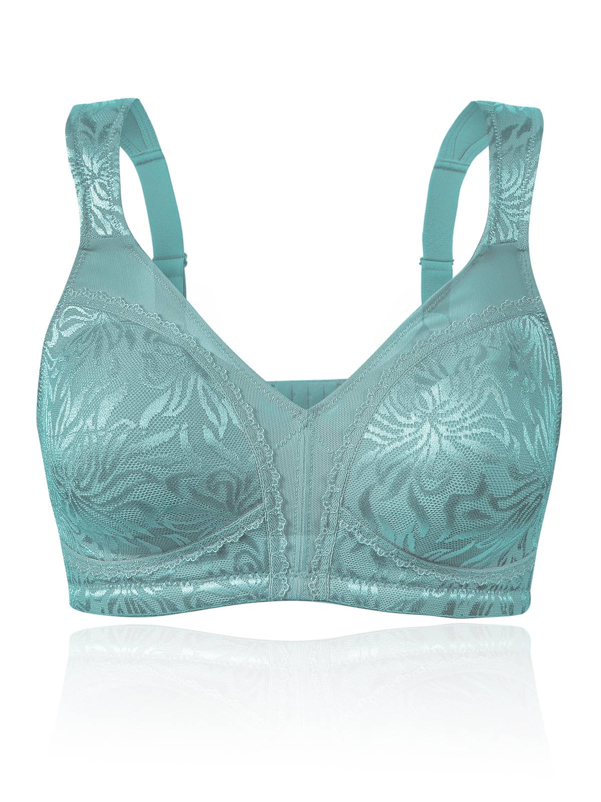 Buy Triumph Minimizer 75 Wired Non-padded Full Coverage Minimizer Bra -  Green Online