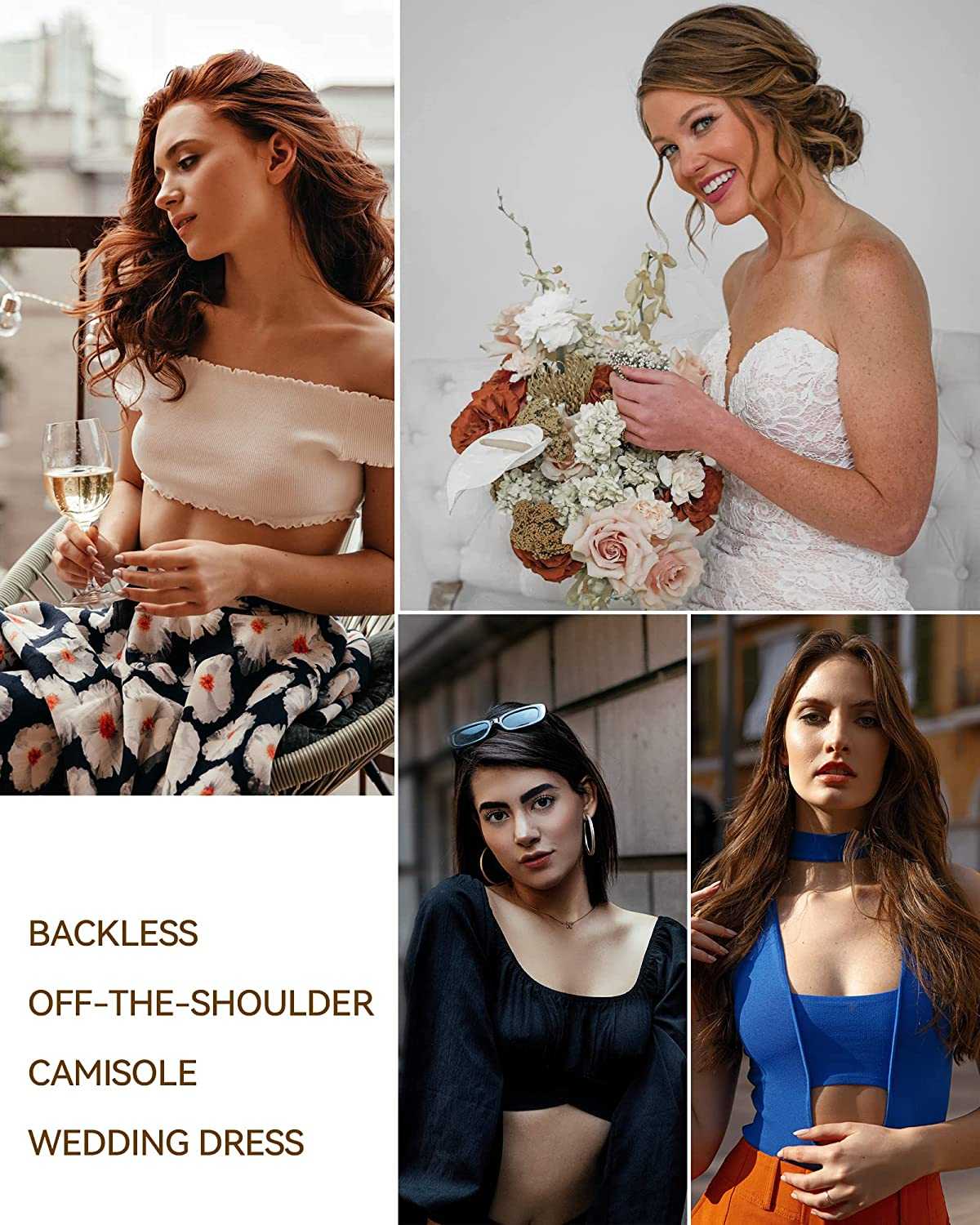Sofia Backless Adhesive Bra, Novelle Bridal Shop