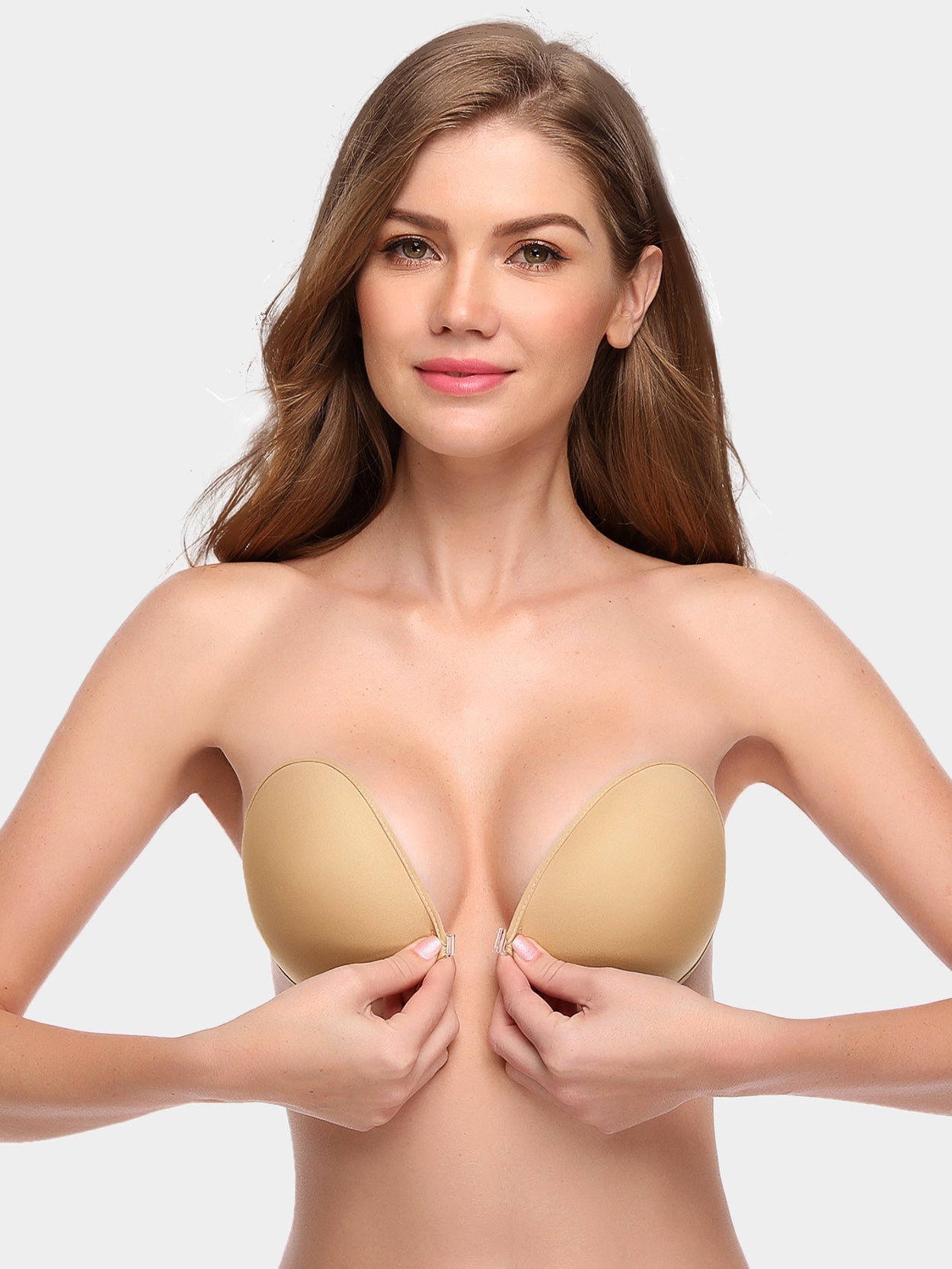 1To Finity womens Sticky Bra Wing-Shape Reusable Strapless