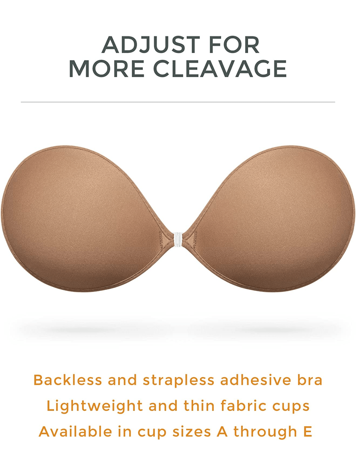 Push-Up Stick On Bra Set, Ultimate Cleavage A - F Cups