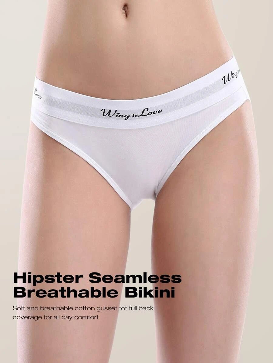 Seamless Bikini Panty - White