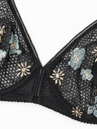 Embroidered Bra Sheer Underwire Bralette - WingsLove