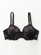 Eyelash Lace Demi Sexy Sheer Lace Balconette Bra - WingsLove