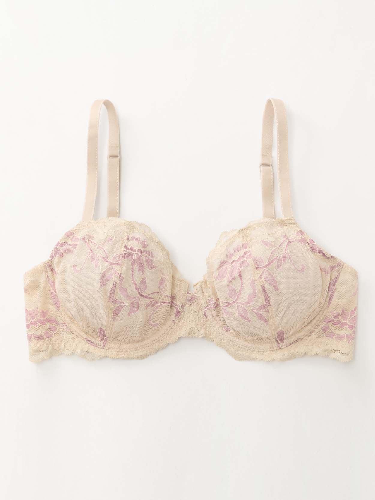 Eyelash Lace Demi Sexy Sheer Lace Balconette Bra - WingsLove