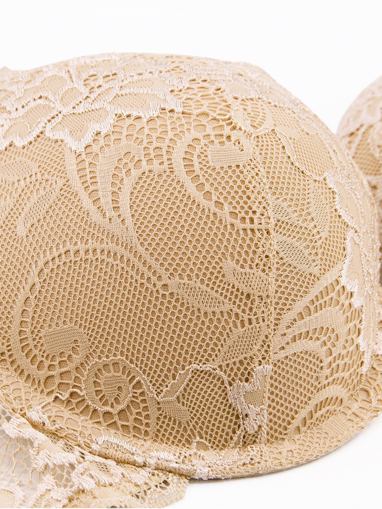 Pick n Save - 3 PIECES FLORAL LACE BACK FOAM PADDED BRA for AED 35