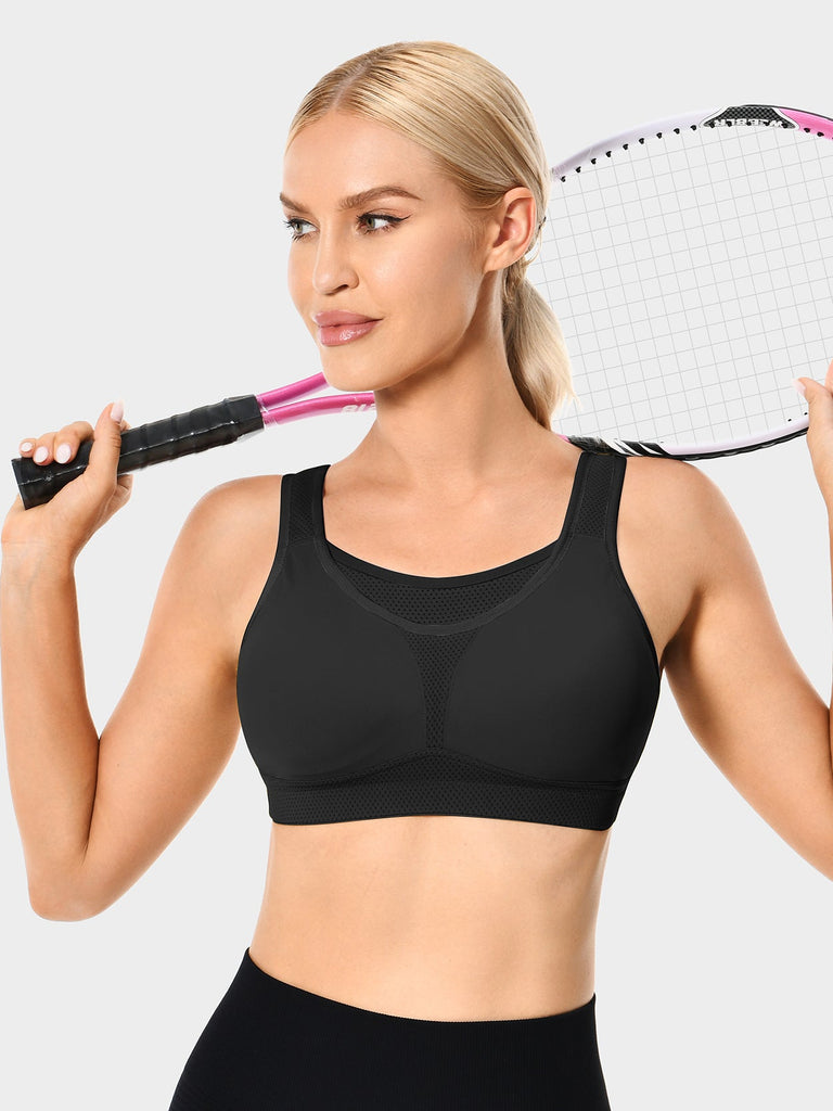 Full Coverage Adjustable Strape Wirefree Workout Bras - WingsLove