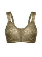 Full Coverage Comfort Minimizer Bra Flaxen Brown - WingsLove