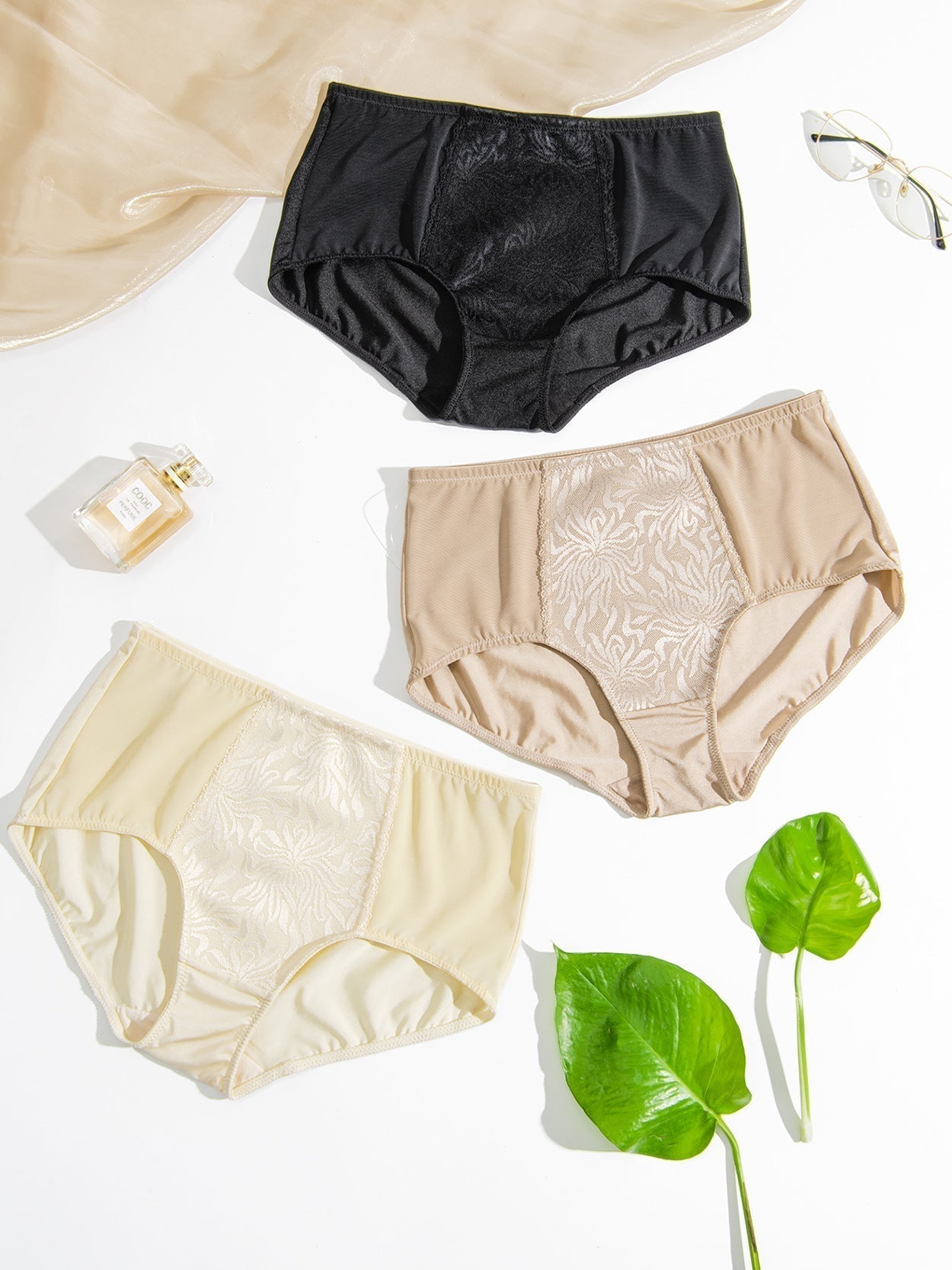 3 Pack Nude Bali Underpants Full Cut Briefs Panty 