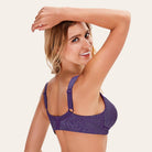 Full Coverage Minimizer Bra Non Padded Wirefree Comfort Strap Bra Plus Size - WingsLove