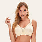 Full Coverage Minimizer Bra Non Padded Wirefree Comfort Strap Bra Plus Size - WingsLove