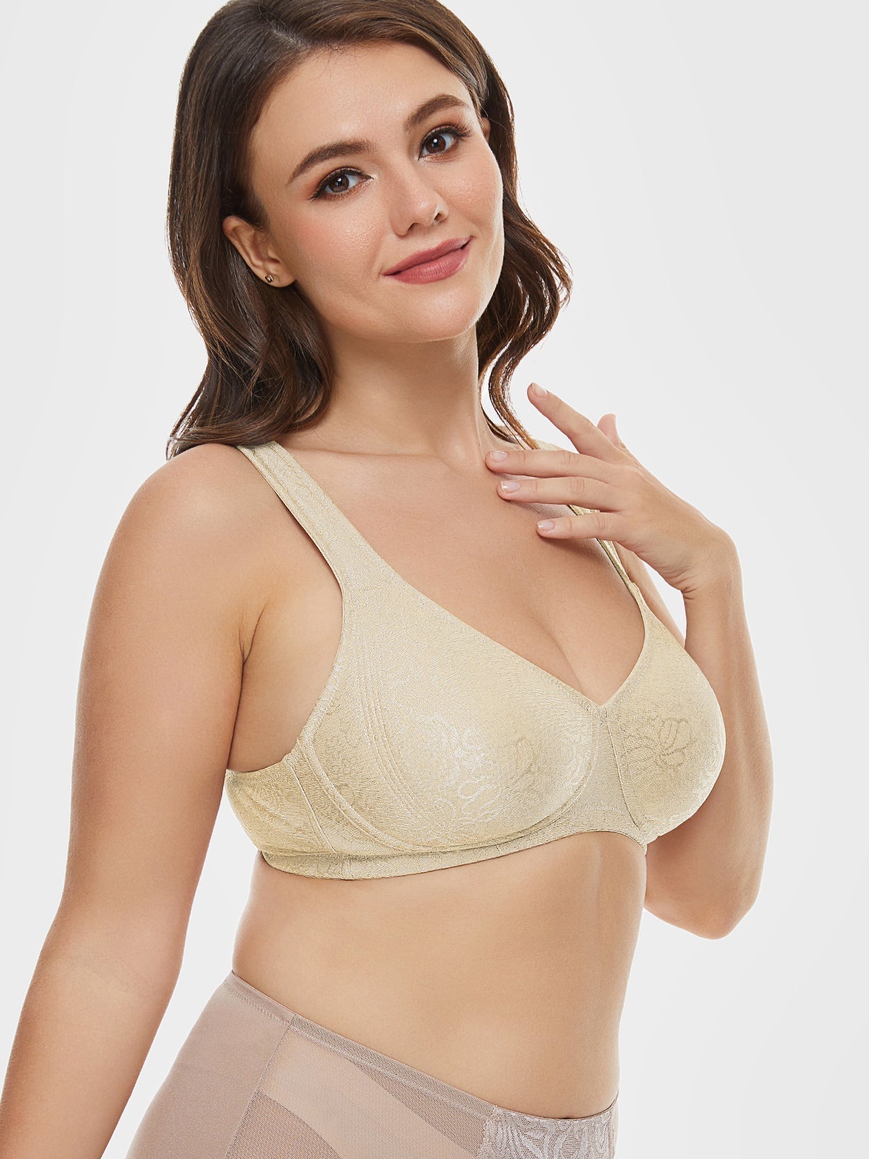 Full Coverage Minimizer Wire-free Seamless Bra - WingsLove