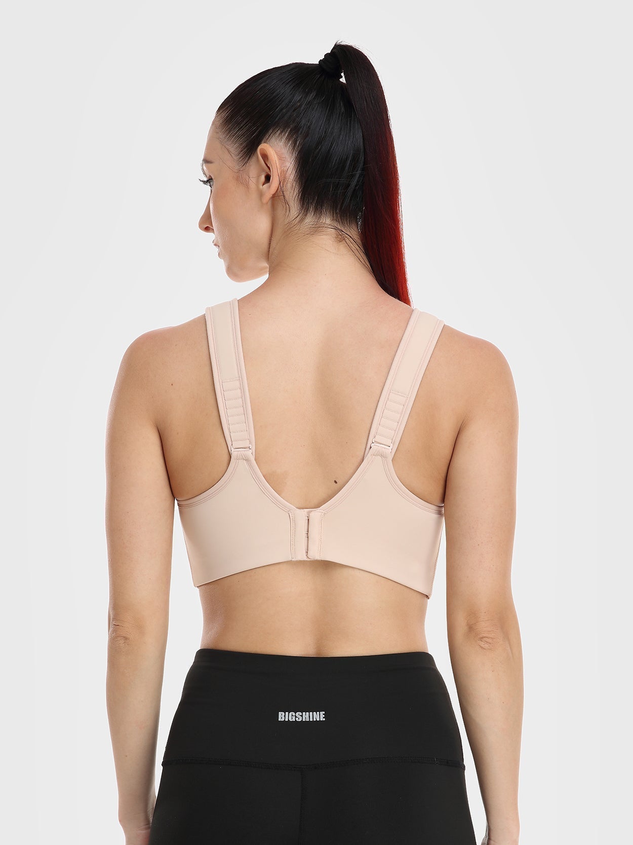 Full Coverage Underwire Workout Sports Bras Nude - WingsLove