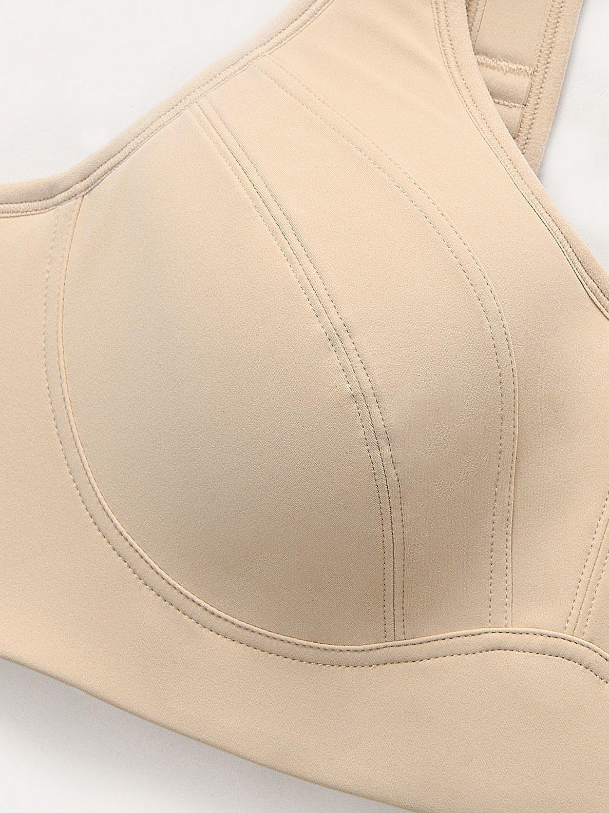 Full Coverage Underwire Workout Sports Bras Nude - WingsLove