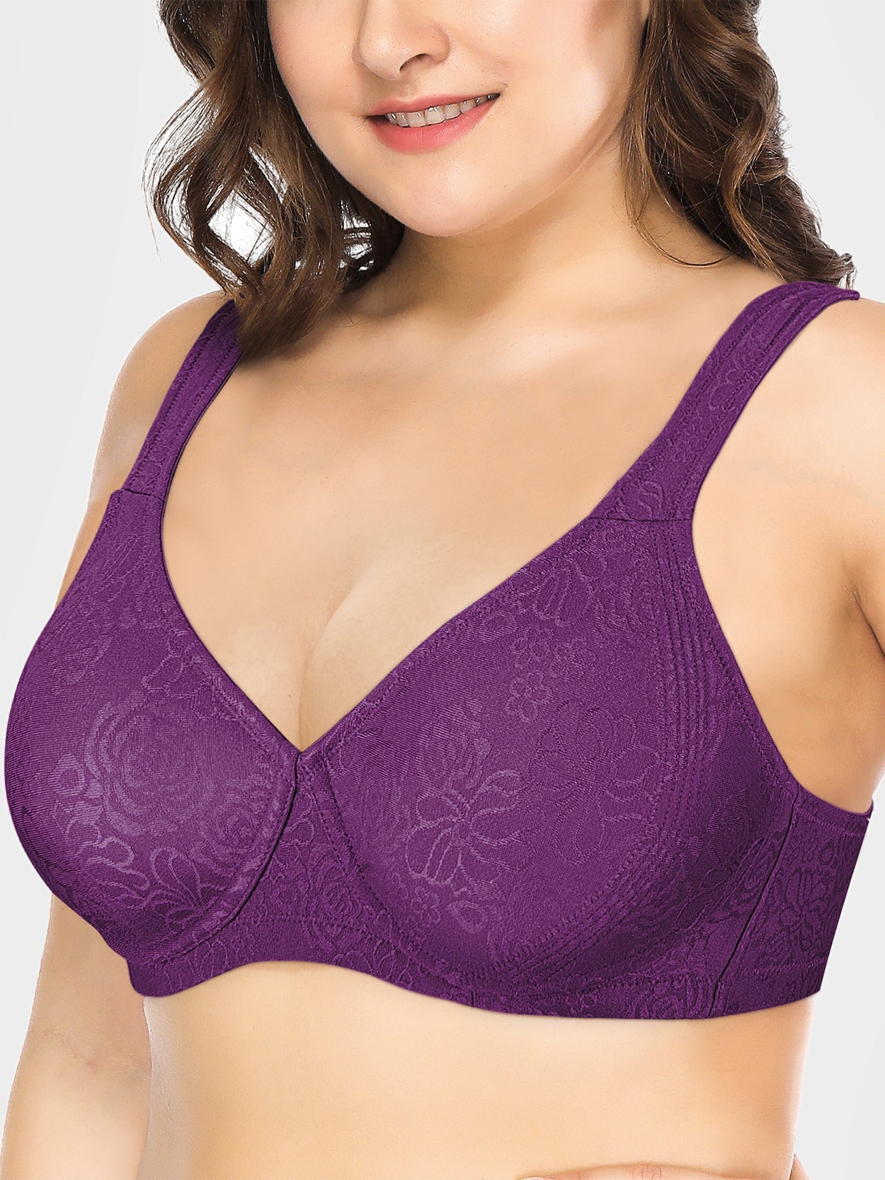 Full Coverage Wire-free Seamless Minimizer Bra - WingsLove