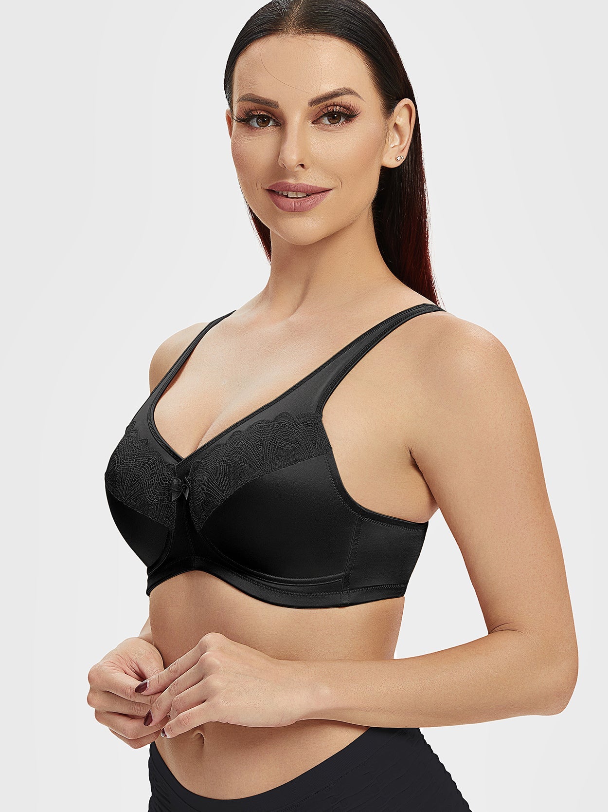 Full Coverage Minimizer Wire-free Seamless Bra Toffee