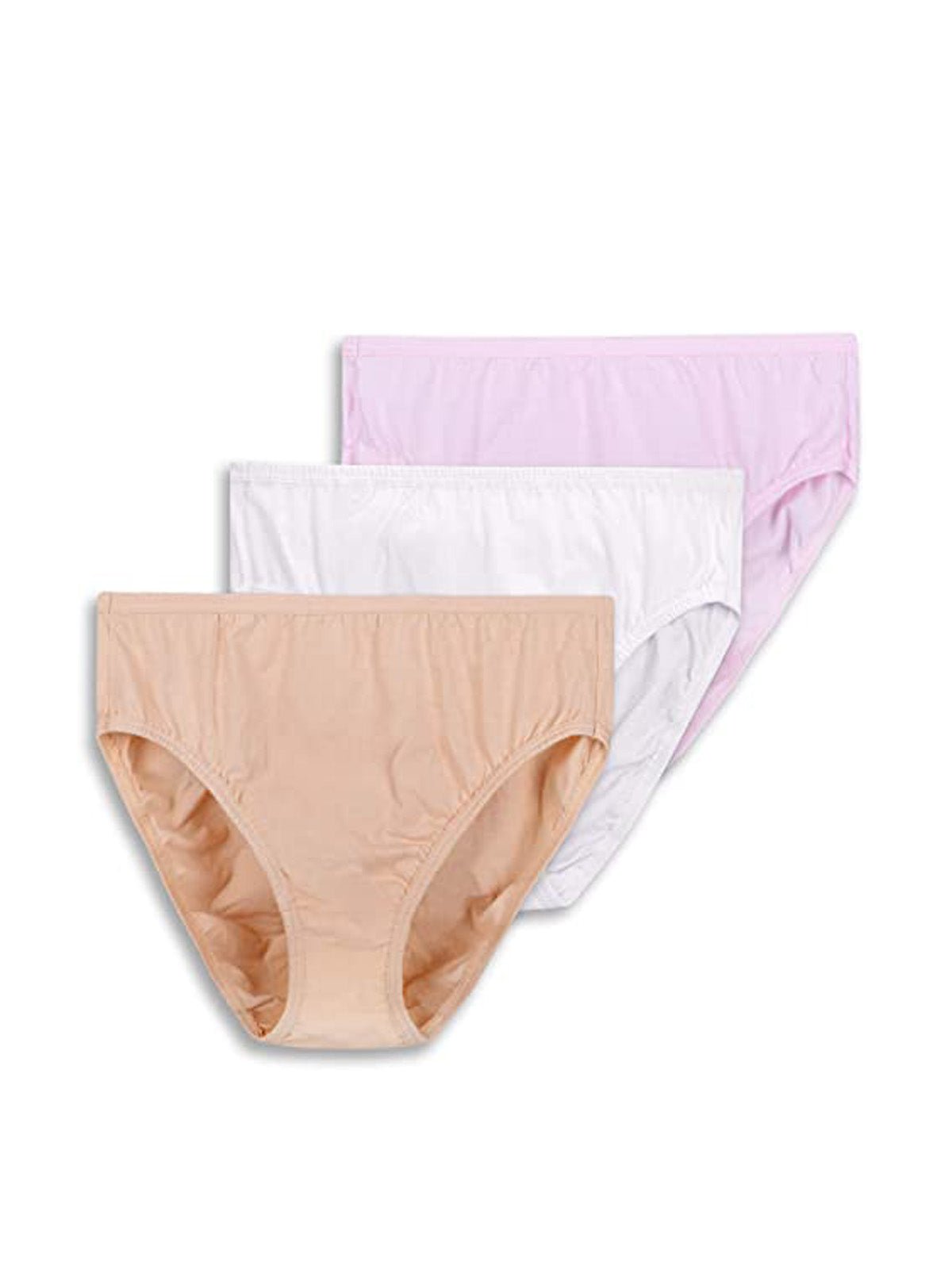 Fashiol Big Size Women's High Waist Cotton Underwear Soft Hipster Briefs  Zipper Pocket Panties Assorted Colour Pack of 2 Free Size (32 fit Till 38