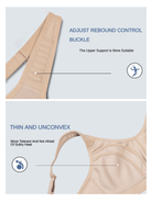 High Impact Bounce Adjustable Workout Bra Nude - WingsLove