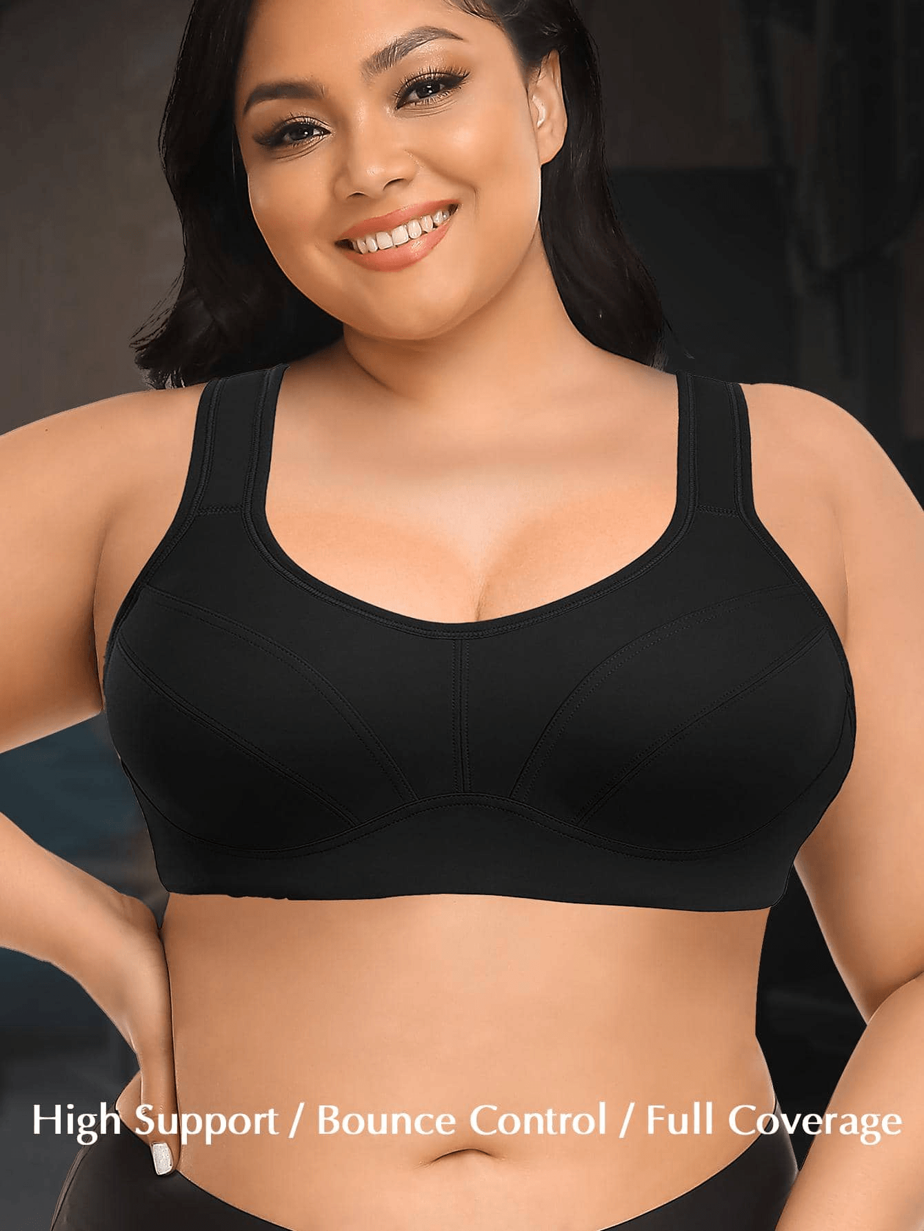  High Impact Sports Bras For Women Underwire High