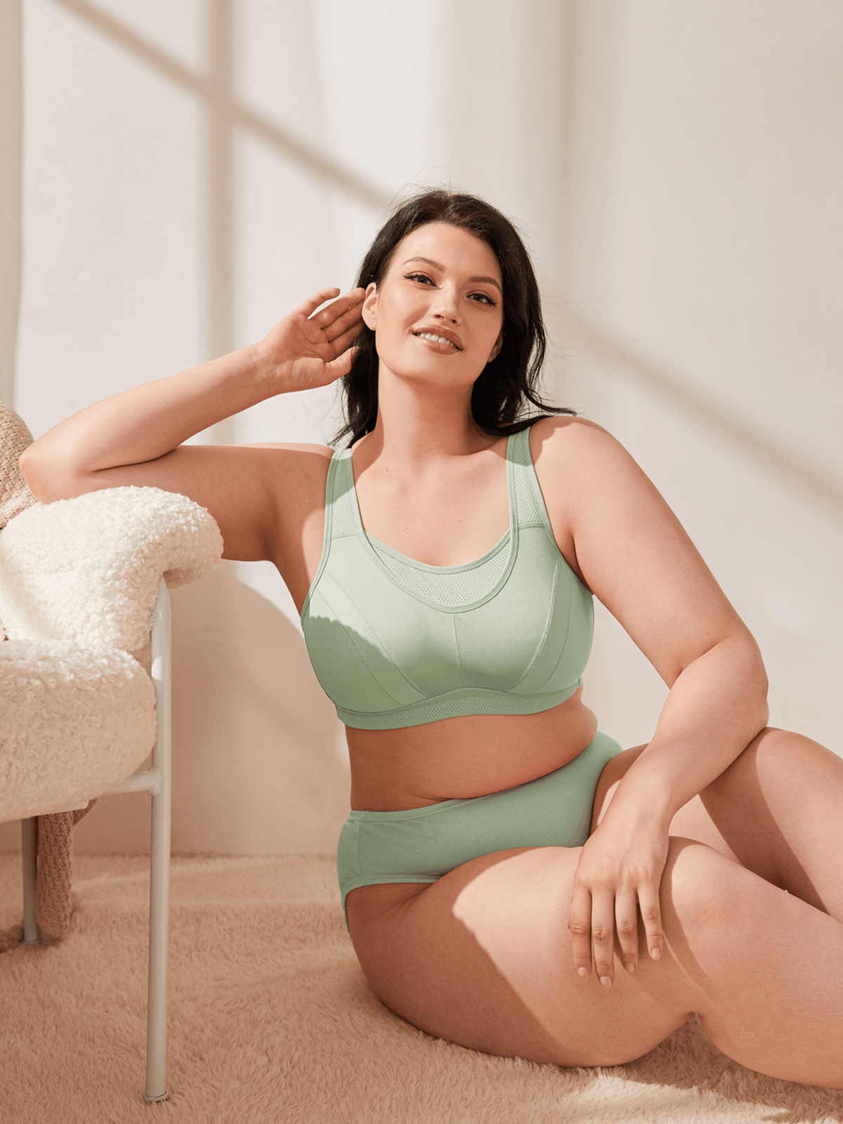 Plus Size High Impact Large Bust Full Coverage Workout Bras – WingsLove