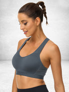 High Impact Lightly Padded Workout Bra - WingsLove