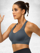 High Impact Lightly Padded Workout Bra - WingsLove