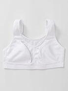 High Support Impact Solid Sports Bra White - WingsLove