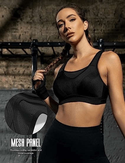 High Impact Wirefree Non-Padded Sports Bra.