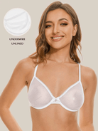 Lace Plus Size Bra Underwire Unlined Brallet - WingsLove