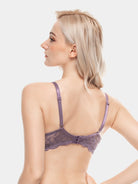 Lace Push Up Bra Lightly Paddedt Demi Plunge Bra - WingsLove