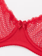 Lace Underwire Demi Bra - WingsLove