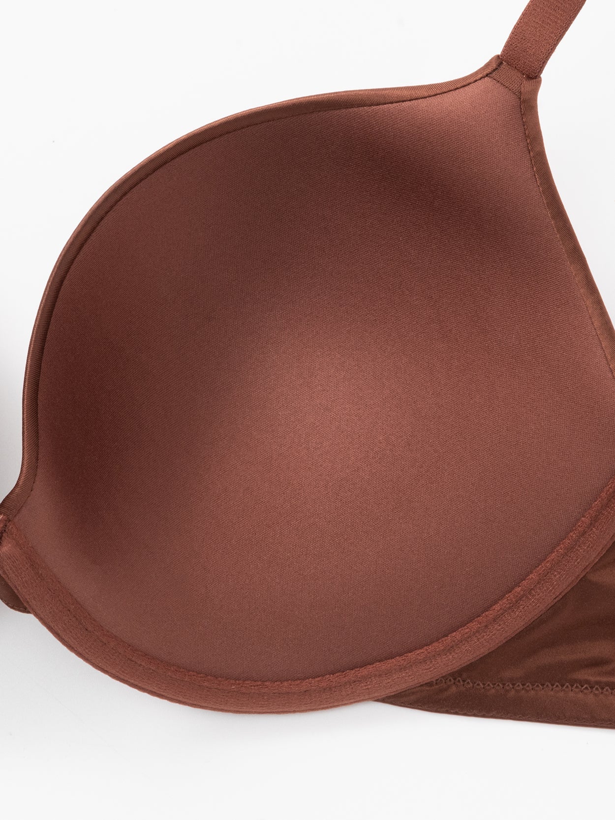 Lightly Padded Plunge Everyday Basic Underwire Bra - WingsLove