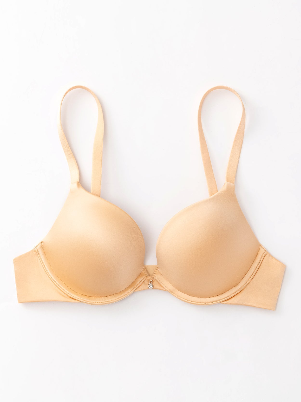 Lightly Padded Plunge Everyday Basic Underwire Bra - WingsLove