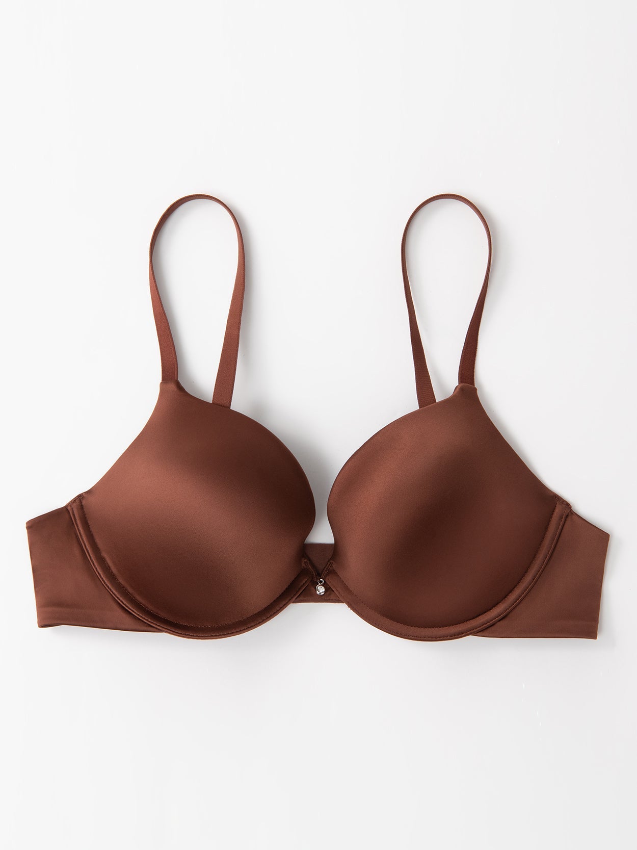 Lightly Padded Plunge Everyday Basic Underwire Bra - WingsLove