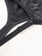 Minimizer Bra Non Padded Wire-free Black - WingsLove