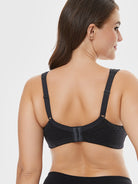 Minimizer Bra Non Padded Wire-free Black - WingsLove