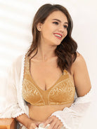 Minimizer Bra Non Padded Wire-free Gold - WingsLove