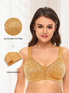 Minimizer Bra Non Padded Wire-free Gold - WingsLove