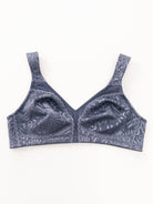 Minimizer Bra Non Padded Wire-free Grey Blue - WingsLove