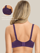 Minimizer Bra Non Padded- Wire-free Purple - WingsLove