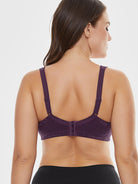 Minimizer Bra Non Padded- Wire-free Purple - WingsLove