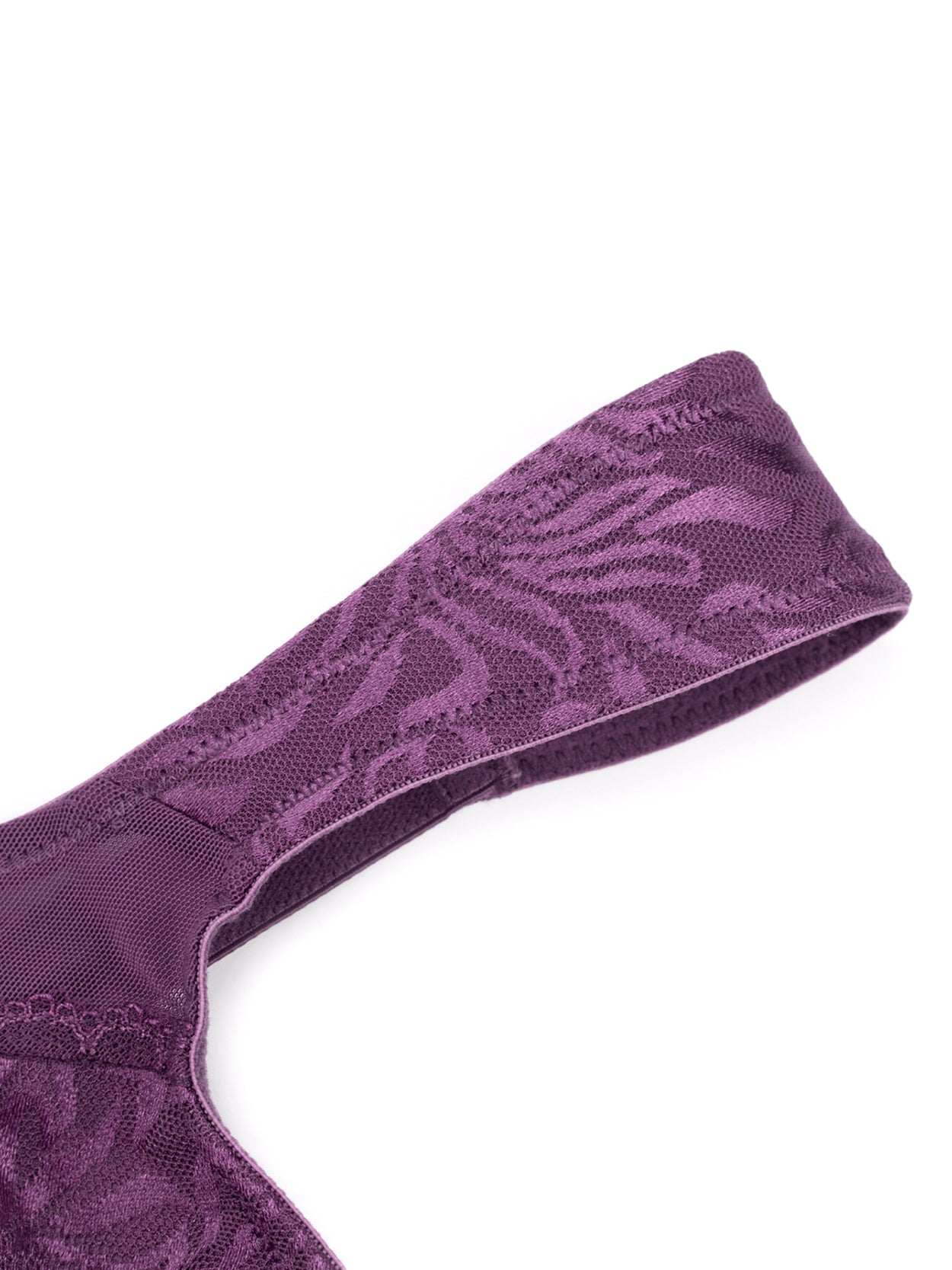 Minimizer Bra Non Padded- Wire-free Purple - WingsLove