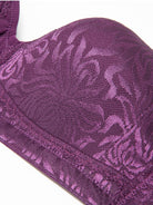 Minimizer Bra Non Padded- Wire-free Purple - WingsLove