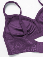 Minimizer Bra Non Padded- Wire-free Purple - WingsLove