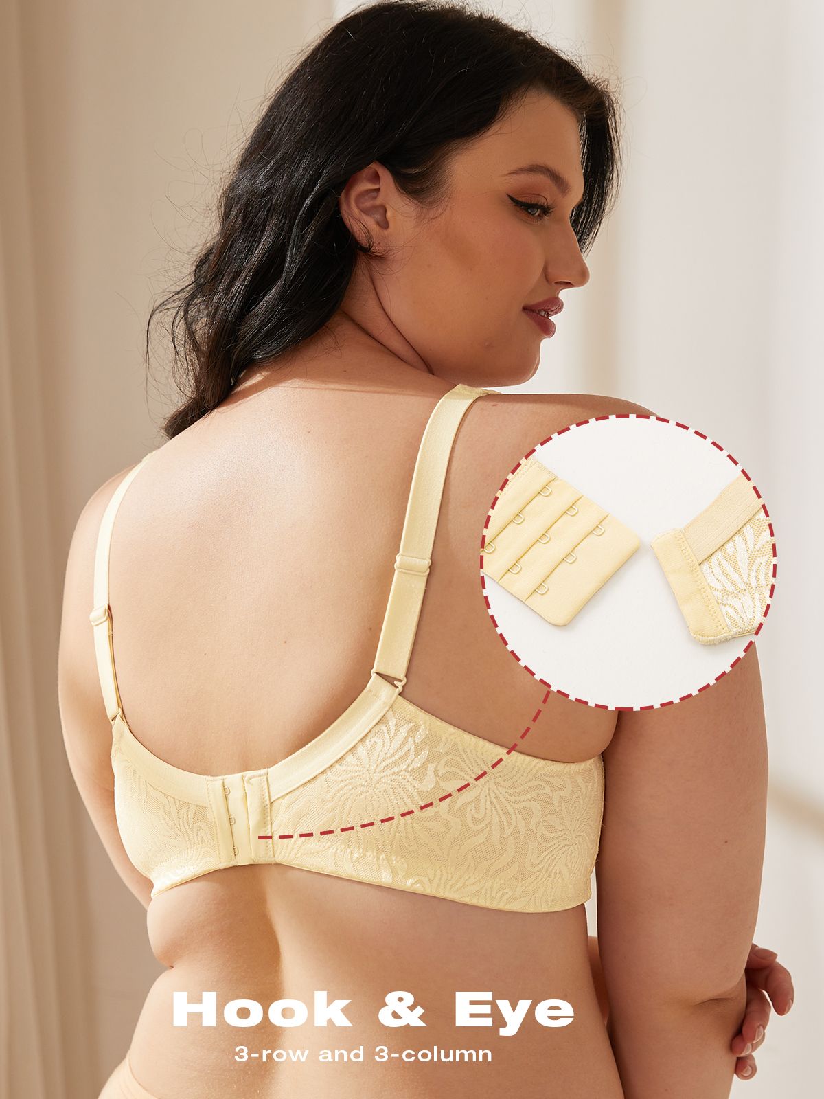 Women's Plus Size Back Appeal Wirefree Bra